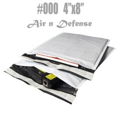#000 4×8 Poly Bubble Mailers Padded Envelopes Mailing Shipping Bags AirnDefense