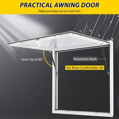 Concession Trailer Serving Window 36″ x 36″ 60″ x 36″ Food Truck Service Window