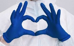 Nitrile Exam Gloves | The Original Quality Stretch Nitrile Cobalt Blue | 4.5