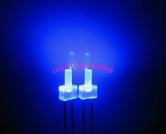 2mm Flat-Top Diffused LED Diodes Colors Red/Yellow/Blue/Green/White/Orange/Warm