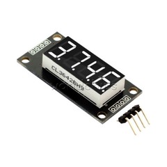 10pcs White 0.36″ TM1637 7-Segment 4-digit Digital Tube LED Display Module