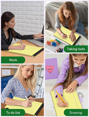 Legal Pads 8.5 X 14, Wide Ruled Legal Pad, Yellow Paper 8.5 X 14, 30 Sheets Per