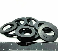 1″ ID Rubber Flat Washers 1 1/2″ OD 1/8″ Thick Spacer Gasket Damper High Quality
