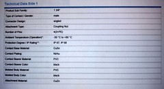 LUMBERG AUTOMATION RSWP 4-RKWP 4-803/0.3M Mini Power Double-Ended Cordset