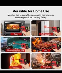 Infrared Thermometer Gun/ HD Large Screen -58°F~1022°F(-50°C~550°C)