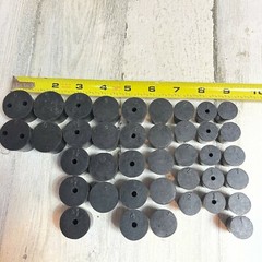 United Scientific RSTPK1 Sizes 1-6 Set of 39 Natural Rubber Stopper Assortment