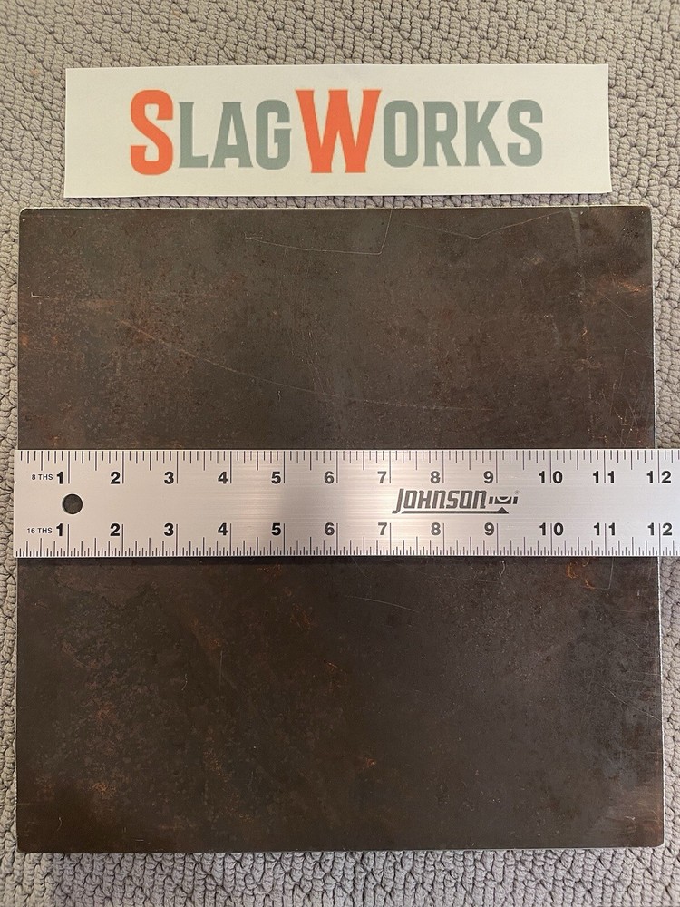1x12x12 inch steel plate 12”x12” A36 Hot Roll Flat 1″ Thick