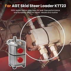 New PGP51088G3LP Two-Section Hydraulic Gear Pump For AGT Skid Steer Loader KTT23