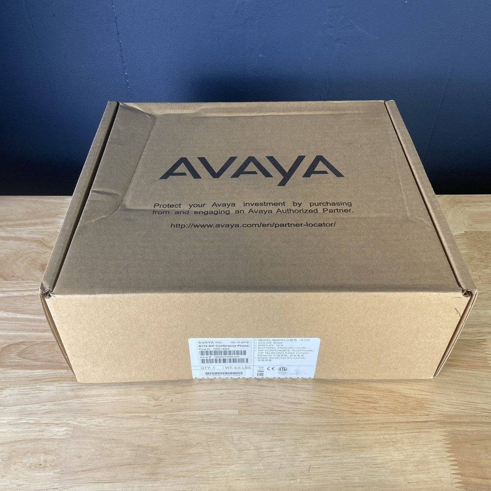 Avaya B179 SIP Conference Phone Black New Sealed