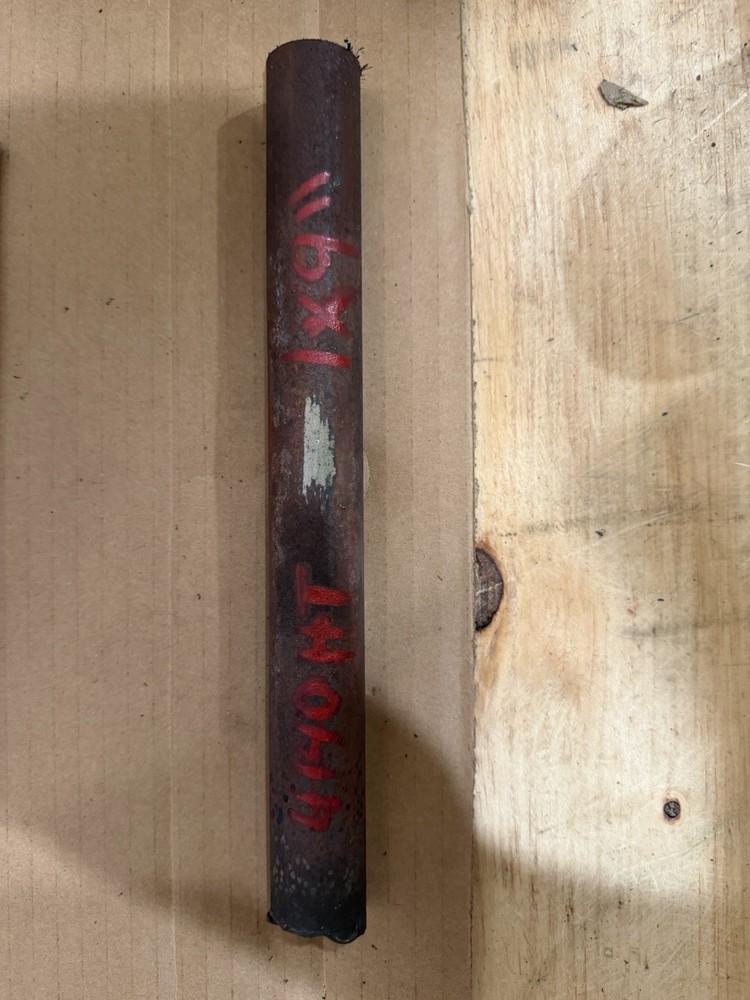 One Piece 4140 Hot Rolled Steel Bar Round Stock Heat Treated 1” OD x ~9”
