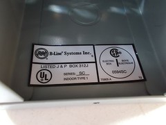 B-Line Systems 444SC Small Enclosure A013664 *FREE SHIPPING*