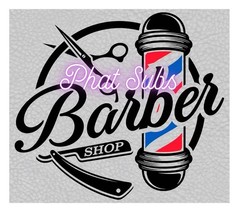 20oz Sublimation Tumbler Wrap Barber Shop Ready To Press Heat Transfer