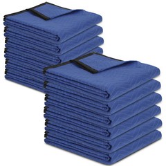 24 Pack Moving Blankets 80″ x 72″(35 lb/dz) Heavy Duty Quilted Pro Shipping Pads