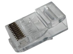 LOT OF 10 NEW RJ50 10P10C Modular Connector for Flat Cable Stranded Crimp