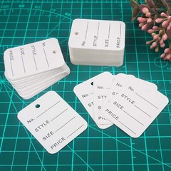 900 Pcs Price Tags, Clothes Size Tags Coupon Tags Making 1.38 inch x 1.77inch