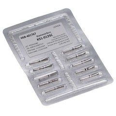 House Brand Dentistry KS1-012SC Modified Cylinder Super Coarse Diamond Burs 10Pk