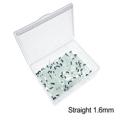 100 Pcs Dental Endo Quartz Fiber Post Straight/Screw Restorative Posts 1.0-1.8mm