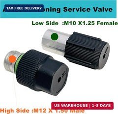 Air Conditioning Valve Core Kit | A/C R12 R134a Teflon Seal Refrigeration Air Co