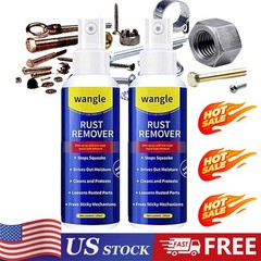 Wangle Rust Remover, Anti-Rust Lubricant Spray & Rust Remover Easy Application