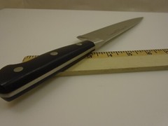Forged Duo Edge Chefs Knife 8 inch German Steel X50CrMoV15 Full Tang Stainless