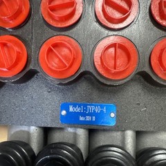 4 Spool Hydraulic Monoblock Double Acting Control Valve, 11 GPM, JYP40-4