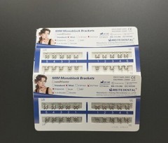 10Set Dental Orthodontic MIM Monoblock Brackets Mini Roth/MBT 022 Slot 345 hooks