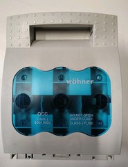 Wohner QCC Class J 200A 600V fuse holder 🆕 See Description Made In Germany