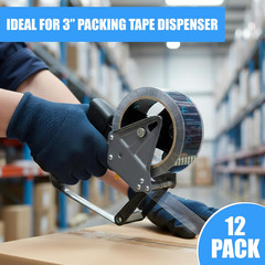 Clear Packing Tape, 12 Rolls Heavy Duty Packaging Tape for Shipping Packaging Mo