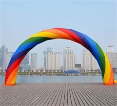 Brand New 40FT*20FT Discount D=12M/40FT Inflatable Rainbow Arch ei