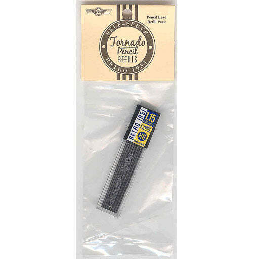 Pk/12 Retro 51 REF22-L 1.15 mm Lead Refills for Tornado Pencils, HB