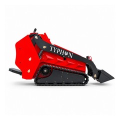 TYPHON STOMP X1300 Mini Skid Steer 25HP Kubota D1105 Diesel Include 2 Attachment