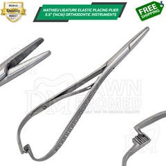 Mathieu Ligature Elastic Placing Plier 5.5″ Orthodontic Pliers Surgical Dental