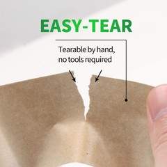 TAPEBEAR Eco-Friendly Kraft Paper Tape, Biodegradable 2inch x 60yards, 6rolls