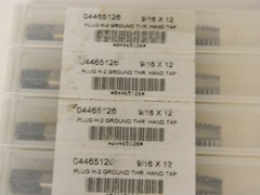 Interstate Plug Taps 9/16″-12 GH2 UNC HSS 4FL Qty 4 04465126