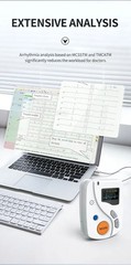 24 Hours Dynamic ECG Systems 12 Channel EKG Monitor ECG holter Recorder Software