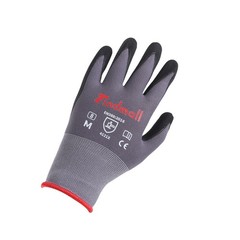 Safety Work Gloves MicroFoam Nitrile Coated Foam Gloves M-Size/6 Pairs