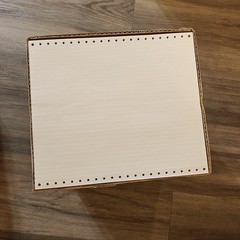 Bowater 9.5×11 Computer Paper Approx 3,100 Sheets Approx 31 lb Open Box