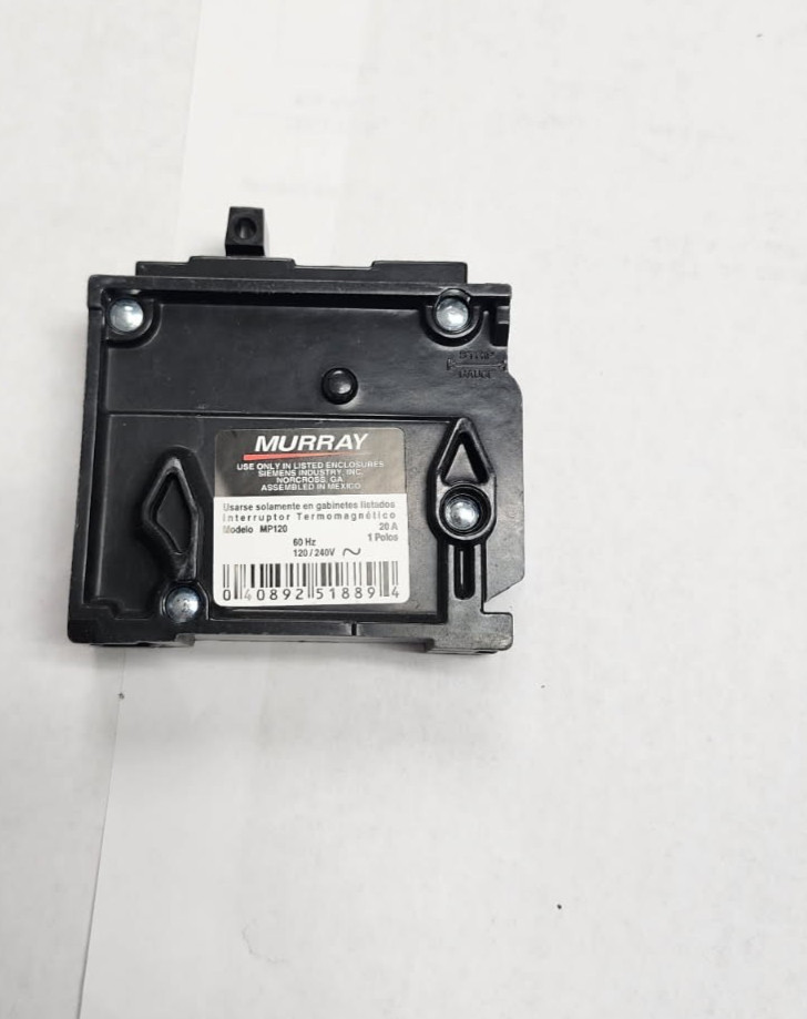 NEW Murray MP120 20A 120V 1-Pole Miniature Thermal Magnetic Circuit Breaker