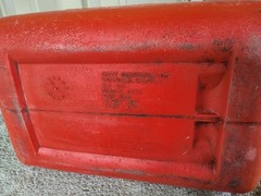 Vintage Gott 2.5 Gallon PRE-BAN Vented Gas Can MADE IN USA. Model 1225