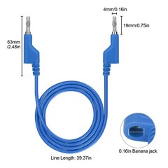 30pcs Automotive Multimeter Test Lead Kit 4mm Banana Plug Alligator Clip Probe