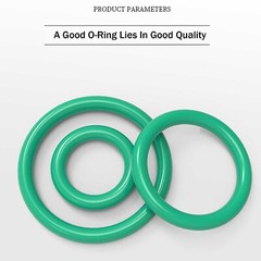 1mm Cross Section , ID:1-58mm O-ring for Automotive A/C Plumbing Repair (Green)