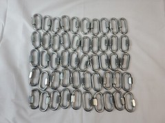 50 pack MAILLON RAPIDE 5/16″ Quick Link, 8mm, 5/16 in., 700 kg, 1540 lbs N8