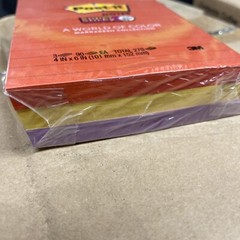 Post-it Pads in Marrakesh Colors Lined 4 x 6 90-Sheet 3/Pack 6603SSAN S14