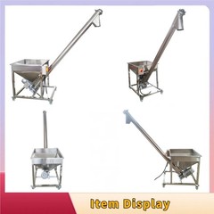 220V Screw Type Automatic Feeding Machine Movable Industrial Auger Conveyor