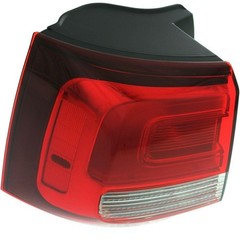 Driver Side Red Clear Lens Tail Light w/Bulb Sorento 14-15 13444552