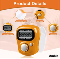 10 pcs Electronic Finger Counter LOTS Resettable 7 Digit LCD Electronic Digital