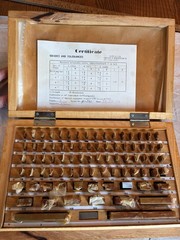 Precision 81-Piece Steel Gauge Block Set, Grade B Accuracy, Corrosion-Resistant