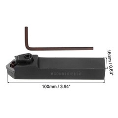 5/8″ Lathe Indexable Carbide Turning Tool Holder MSDNN1616H12 CNC + CNMG120404