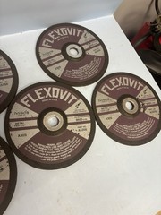 Flexovit 7 x 1/4 x 7/8 Type 27 Grinding Wheel Part # A5356 Metal Fast Cut