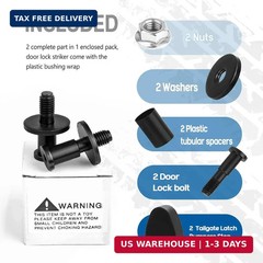 2PCS Tailgate Striker Bolt & Rubber Bumper Stop for Chevy GMC 1999-2019!